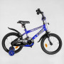 Велосипед 16" дюймов 2-х колёсный "CORSO" STRIKER EX - 16007 (1) ручной тормоз, звоночек, доп. колеса, СОБРАННЫЙ НА 75% (36736-04)