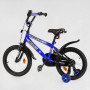 Велосипед 16" дюймов 2-х колёсный "CORSO" STRIKER EX - 16007 (1) ручной тормоз, звоночек, доп. колеса, СОБРАННЫЙ НА 75%