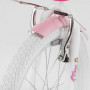 Велосипед 18" дюймов 2-х кол. "CORSO Sweety" SW-18677 / 186773 (1) БЕЛЫЙ, алюминиевая рама 9.5’’, ручной тормоз, украшения, собран на 75%