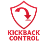 Перфоратори з Kick back control