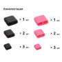 Органайзер для кабеля Armorstandart Smart Admin 12 шт Black/Pink (ARM56207) (28785-03)