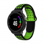 Ремінець для Garmin Universal 16 Nike-style Silicone Band Black/Green (U16-NSSB-BKGN) (27990-03)