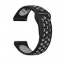 Ремінець BeCover Nike Style для Huawei Watch GT/GT 2 46mm/GT 2 Pro/GT Active/Honor Watch Magic 1/2/GS Pro/Dream Black-Grey (705792) (25140-03)