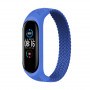 Ремінець BeCover Elastic Nylon Style для Xiaomi Mi Smart Band 5/Mi Smart Band 6 Size L Deep Blue (706160) (25721-03)