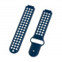 Ремінець для Garmin Universal 16 Nike-style Silicone Band Blue/White (U16-NSSB-BLWH) (27991-03)