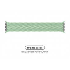 Ремінець Armorstandart Braided Solo Loop для Apple Watch 42mm/44mm/45mm/49mm Mint Size 6 (148 mm) (ARM64913)