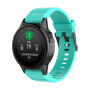 Ремінець для Garmin QuickFit 20 Dots Silicone Band Teal (QF20-STSB-TEAL) (27984-03)