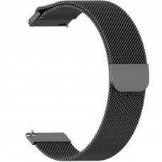 Ремінець BeCover Milanese Style для Xiaomi Amazfit Bip (20mm) Lite/Bip S Lite/GTR 42mm/GTS/TicWatch S2/TicWatch E/GTS 3/GTS 2 mini Black (707679)