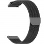 Ремінець BeCover Milanese Style для Xiaomi Amazfit Bip (20mm) Lite/Bip S Lite/GTR 42mm/GTS/TicWatch S2/TicWatch E/GTS 3/GTS 2 mini Black (707679) (28764-03)