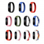 Ремінець BeCover Elastic Nylon Style для Xiaomi Mi Smart Band 5/Mi Smart Band 6 Size L Red/White (706159) (25716-03)