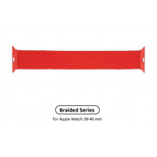 Ремінець Armorstandart Braided Solo Loop для Apple Watch 38mm/40mm/41mm Red Size 2 (120 mm) (ARM58069)