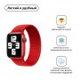 Ремінець Armorstandart Braided Solo Loop для Apple Watch 38mm/40mm/41mm Red Size 2 (120 mm) (ARM58069) (33286-03)