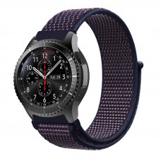 Ремінець BeCover Nylon Style для Samsung Galaxy Watch 42mm/Watch Active/Active 2 40/44mm/Watch 3 41mm/Gear S2 Classic/Gear Sport Deep Blue (705820)