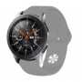 Силіконовий ремінець BeCover для Samsung Galaxy Watch 42mm/Watch Active/Active 2 40/44mm/Watch 3 41mm/Gear S2 Classic/Gear Sport Gray (706180) (25767-03)