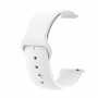 Силіконовий ремінець BeCover для Xiaomi Amazfit Bip/Bip Lite/Bip S Lite/GTR 42mm/GTS/TicWatch S2/TicWatch E White (706197) (25777-03)