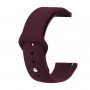 Силіконовий ремінець BeCover для Xiaomi Amazfit Bip/Bip Lite/Bip S Lite/GTR 42mm/GTS/TicWatch S2/TicWatch E Purple-Wine (706198) (25778-03)