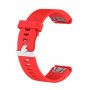 Ремінець для Garmin QuickFit 20 Smooth Silicone Band Red (QF20-SMSB-RED) (27978-03)