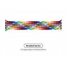 Ремінець Armorstandart Braided Solo Loop для Apple Watch 42mm/44mm/45mm/49mm Pride Editi Size 6 (148 mm) (ARM64937)