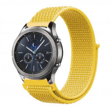 Ремінець BeCover Nylon Style для Samsung Galaxy Watch 42mm/Watch Active/Active 2 40/44mm/Watch 3 41mm/Gear S2 Classic/Gear Sport Yellow (705824)