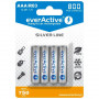 Акумулятор everActive AAA/HR03 Ni-MH 800mAh BL 4шт (23046-03)