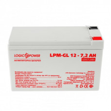 Акумуляторна батарея LogicPower 12V 7.2AH (LPM-GL 12 - 7.2 AH) GEL