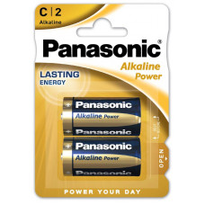 Батарейка Panasonic Alkaline Power Lasting C/LR14 BL 2 шт