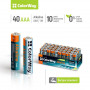 Батарейка ColorWay Alkaline Power AAA/LR03 Colour Box 40шт (33867-03)