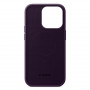 Чохол-накладка Armorstandart Fake Leather для Apple iPhone 14 Pro Dark Cherry (ARM64398) (32390-03)