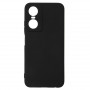 Чохол-накладка Armorstandart Matte Slim Fit для Tecno Pop 6 Pro (BE8) Cam cov Black (ARM64807) (32073-03)