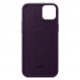 Чохол-накладка Armorstandart Fake Leather для Apple iPhone 14 Plus Dark Cherry (ARM64395) (32393-03)