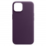 Чохол-накладка Armorstandart Fake Leather для Apple iPhone 14 Dark Cherry (ARM64392) (32384-03)