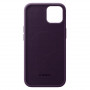 Чохол-накладка Armorstandart Fake Leather для Apple iPhone 14 Dark Cherry (ARM64392) (32384-03)