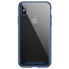 Чохол-накладка Baseus See-through Glass для Apple iPhone X Blue (WIAPIPHX-YS03)
