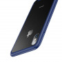 Чохол-накладка Baseus See-through Glass для Apple iPhone X Blue (WIAPIPHX-YS03) (22354-03)