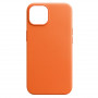 Чохол-накладка Armorstandart Fake Leather для Apple iPhone 14 Golden Brown (ARM64457) (32385-03)