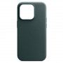 Чохол-накладка Armorstandart Fake Leather для Apple iPhone 14 Pro Shirt Green (ARM64399) (32387-03)