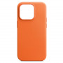 Чохол-накладка Armorstandart Fake Leather для Apple iPhone 14 Pro Golden Brown (ARM64461) (32389-03)