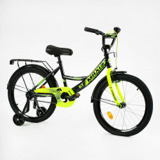 Велосипед 20" дюймів 2-х колісний "CORSO" MAXIS CL-20771 ручне гальмо, дзвіночок, додаткові колеса, ЗІБРАНИЙ НА 75%, в коробці
