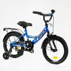 Велосипед 16" дюймів 2-х колісний "CORSO" MAXIS CL-16165 ручне гальмо, дзвіночок, сидіння з ручкою, додаткові колеса, ЗІБРАНИЙ НА 75%, в коробці