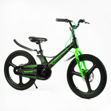 Велосипед 20" дюймів 2-х колісний Corso «REVOLT» MG-20118 МАГНІЄВА РАМА, ЛИТІ ДИСКИ, ДИСКОВІ ГАЛЬМА, зібран на 75%