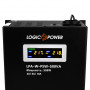 Джерело безперебійного живлення LogicPower LPA-W-PSW-500VA (350Вт)2A/5A/10A, Lin.int., AVR, 1 x евро, LCD, металл, з правильною синусоїдою 12V, настінний (22623-03)