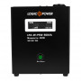 Джерело безперебійного живлення LogicPower LPA-W-PSW-500VA (350Вт)2A/5A/10A, Lin.int., AVR, 1 x евро, LCD, металл, з правильною синусоїдою 12V, настінний (22623-03)