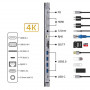 Док станція 12-в-1 XoKo AC-1200 (XK-AС-1200) (30383-03)