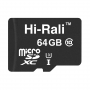 Карта пам`ятi MicroSDXC 64GB UHS-I/U3 Class 10 Hi-Rali (HI-64GBSDU3CL10-00) (23780-03)