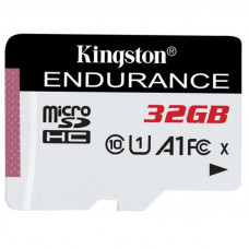Карта пам"яті MicroSDHC 32GB UHS-I Class 10 Kingston High Endurance R95/W30MB/s (SDCE/32GB)