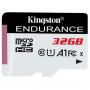 Карта пам"яті MicroSDHC 32GB UHS-I Class 10 Kingston High Endurance R95/W30MB/s (SDCE/32GB) (22221-03)