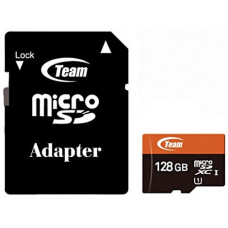 Карта пам`ятi MicroSDXC 128GB UHS-I Class 10 Team + SD-adapter (TUSDX128GUHS03)