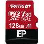 Карта пам`ятi MicroSDXC 128GB UHS-I/U3 Class 10 Patriot EP A1 R90/W80MB/s + SD-adapter (PEF128GEP31MCX) (24071-03)