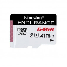 Карта пам`яті MicroSDXC 64GB UHS-I Class 10 Kingston High Endurance R95/W30MB/s (SDCE/64GB)