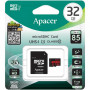 Карта пам`ятi MicroSDHC 32GB UHS-I Class 10 Apacer + SD adapter (AP32GMCSH10U5-R) (22042-03)